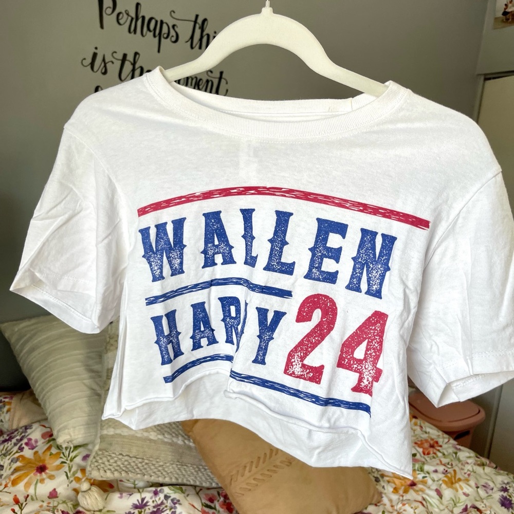 Morgan Wallen and Hardy 24 Crop Top size small